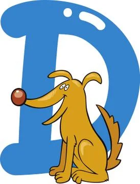 D for dog Stock Illustration