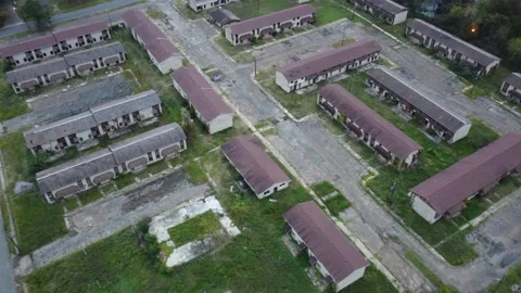 D drone overheard projects Video stock 235008797