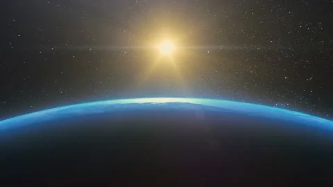 D earth planet animation. Space Zoom spinning view, Concept of climate change 스톡 동영상 167320561