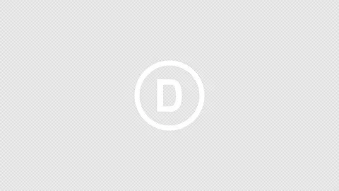 D letter logo loopable rotated animation white transparent alpha background Stock Footage 307008437