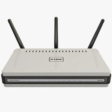 Mentality reader Downtown D-Link DIR-655 Wireless Router ~ 3D Model #91484460 | Pond5