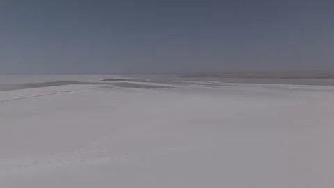 D-Log M. Aksaray, Turkey. Tuz Golu, one of the world's largest hypersaline Stock Footage 339765524