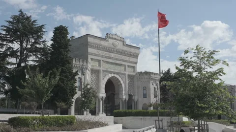 D-Log M. Istanbul, Turkey. Turkish Foundations Calligraphy Museum, historic Stock Footage 334992488