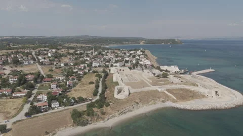 D-Log M. Seddulbahir, Eceabat, Turkey. Restored Ottoman Seddulbahir Fortress Stock Footage 318630567