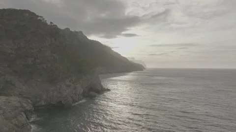 D-Log-Mallorca Sea Scapes and Islands. Video stock 242617331
