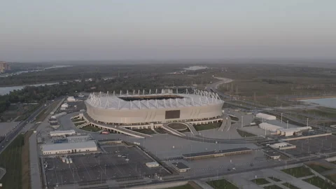 D-Log. Rostov-on-Don, Russia. Rostov Arena. Football stadium, venue of the 스톡 동영상 147139853