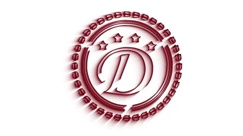 D logo Stock Footage 259841364