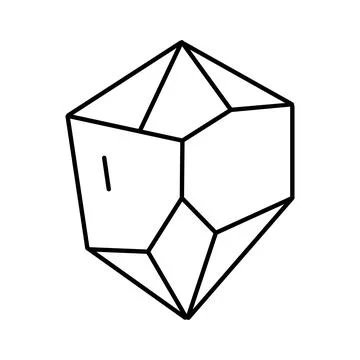 D20 geometric dice for role playing game icon Stock Illustration