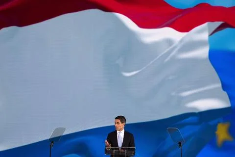 D66 sets program at election congress in 's-Hertogenbosch, S Hertogenbosch, Neth Stock Photos