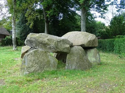 D9 hunebed Foto stock