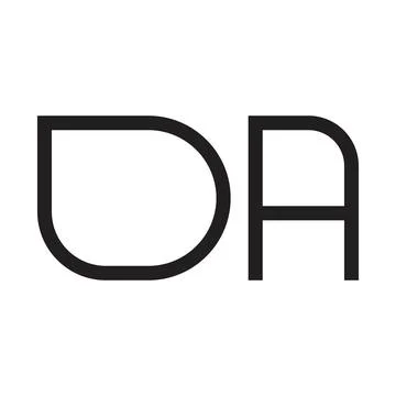 Da initial letter vector logo Stock Illustration