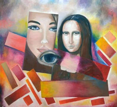 Da Vinci's Conundrum Stock Illustration