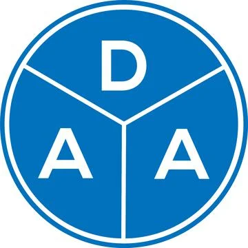 DAA letter logo design. DAA monogram initials letter logo concept. DAA letter Stock Illustration