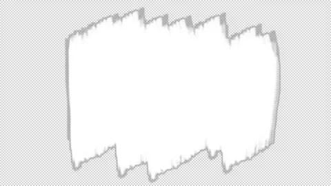 Dab of white brushes seamless looped dynamic animation pattern with alpha matte 스톡 동영상 233592376