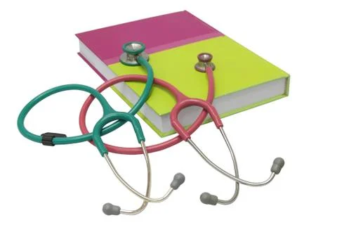 Dable two side stethoscope Stock Photos