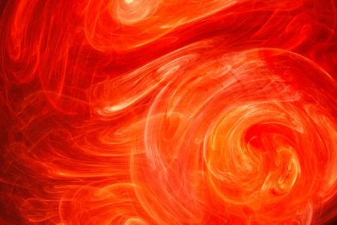 Dabs of paint. Swirling clouds. Illustrazione stock