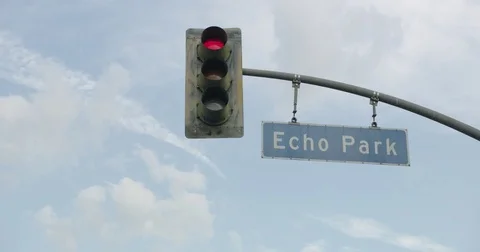 DACA supporters march from Echo Park Lake to Olvera in downtown Los Angeles, Stock Footage 81574443