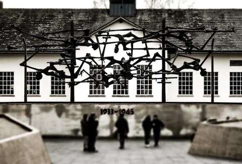 Dachau Concentration Camp 库存照片