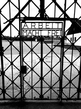Dachau concentration camp Foto stock