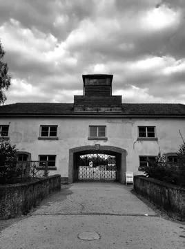 Dachau concentration camp Stock Photos