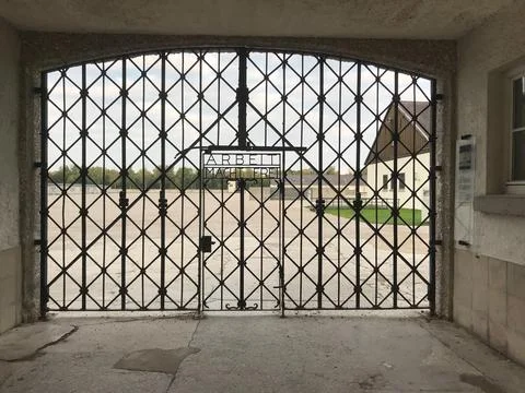 Dachau concentration camp Foto stock