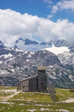 Dachstein chapel Stock Photos
