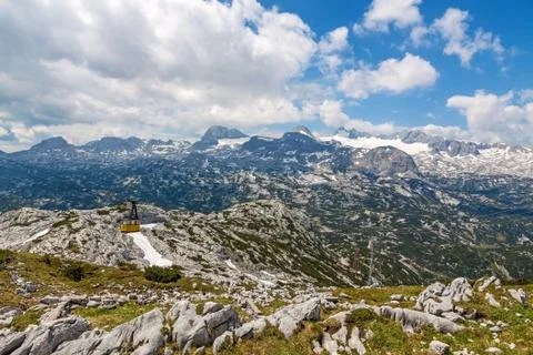 Dachstein funicular Stock Photos