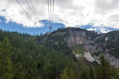 Dachstein-Krippenstein ropeway Stock Photos