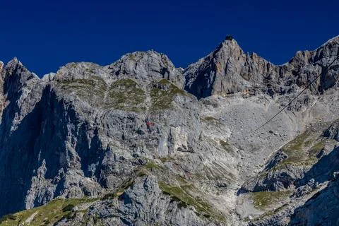 Dachstein mountain range in Austria Alps Stock Photos