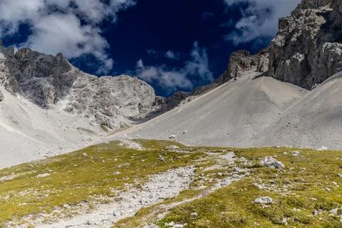 Dachstein mountain range in Austria Alps Stock-Fotos