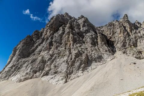 Dachstein mountain range in Austria Alps Stock Photos