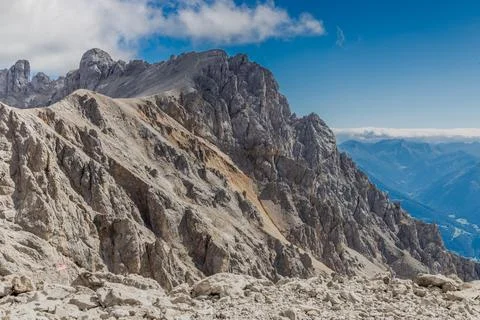 Dachstein mountain range in Austria Alps Stock Photos