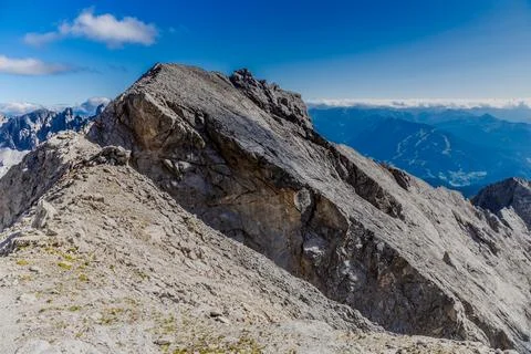 Dachstein mountain range in Austria Alps Stock Photos