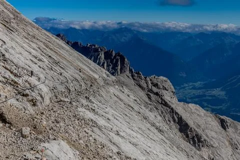 Dachstein mountain range in Austria Alps Foto stock