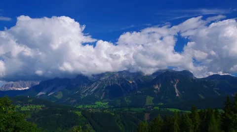 Dachstein Mountain Timelapse 스톡 동영상 63289638