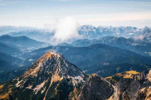 Dachstein mountains in Austria Stock Photos