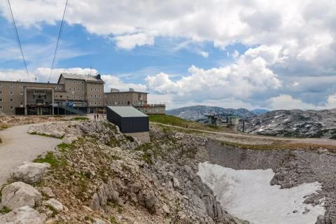 Dachstein Summit Station Stock Photos
