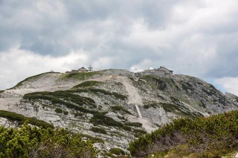 Dachstein Summit Station Stock Photos