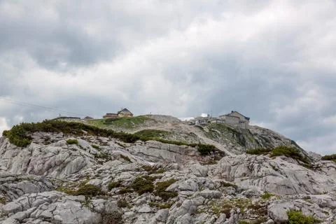Dachstein Summit Station Stock Photos