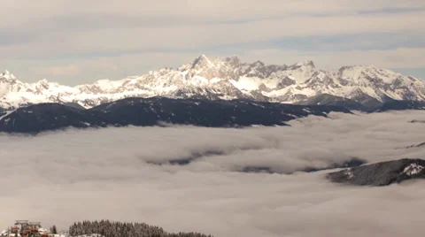 Dachstein in time lapse Stock Footage 34915545