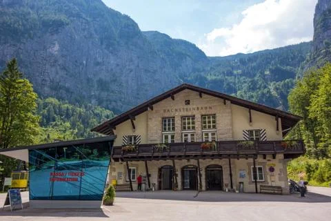 Dachstein valley station Stock Photos