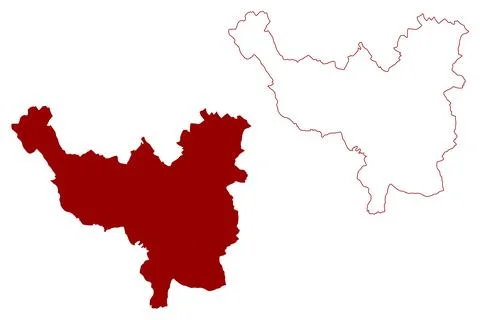 Dacorum Non-metropolitan district, Borough (United Kingdom of Great Britain a Stock Illustration