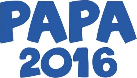 Dad 2016 german Stock Illustration