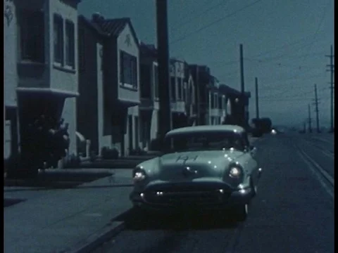 A dad lets his daughter take the family car out with her friends, at night, due Stock Footage 79453642