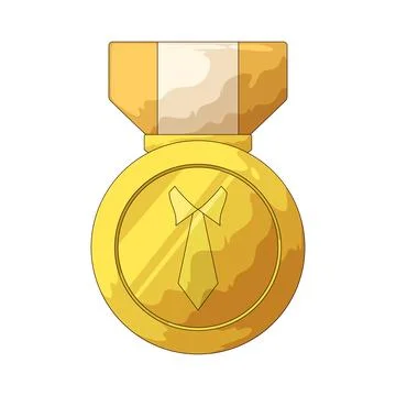 Dad medal illustration Stock Illustration