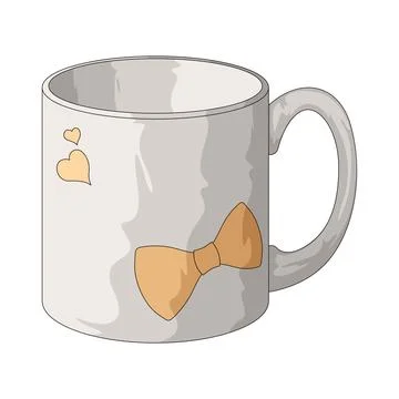 Dad mug illustration Stock Illustration