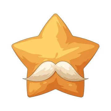 Dad star illustration Stock Illustration