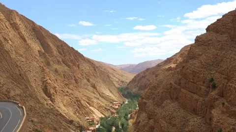 Dades Gorges in Morocco, Time Lapse Stock Footage 245447369