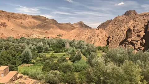 The Dades Gorges Mountains in Morocco 스톡 동영상 255723501