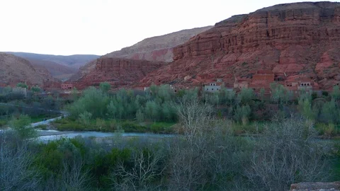 The Dades Valley in Morocco Stock Footage 95247216